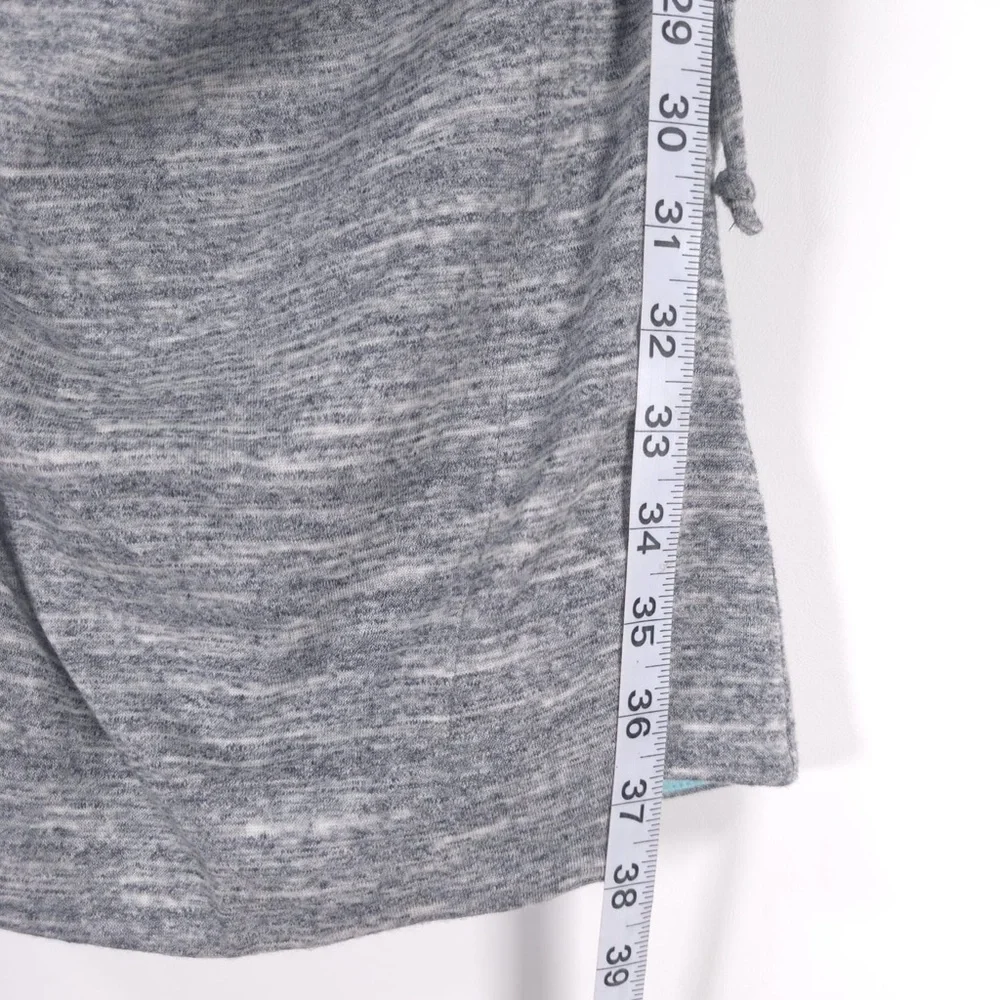NWT Anthropologie MAEVE Riley Heathered Wrap Tie‎ Waist Soft Mini Dress LARGE